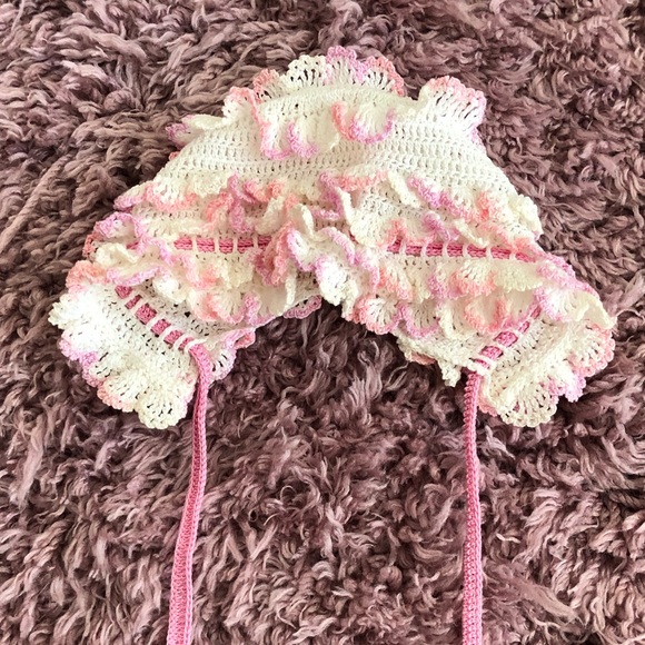 Crochet Hat for baby girl 3-6 months - Picture 2 of 7